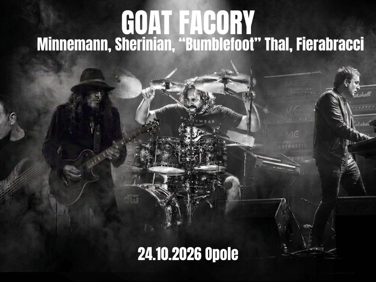 GOAT FACTORY Sherinian/Minnemann/ “Bumblefoot” Thal/Fierabracci
